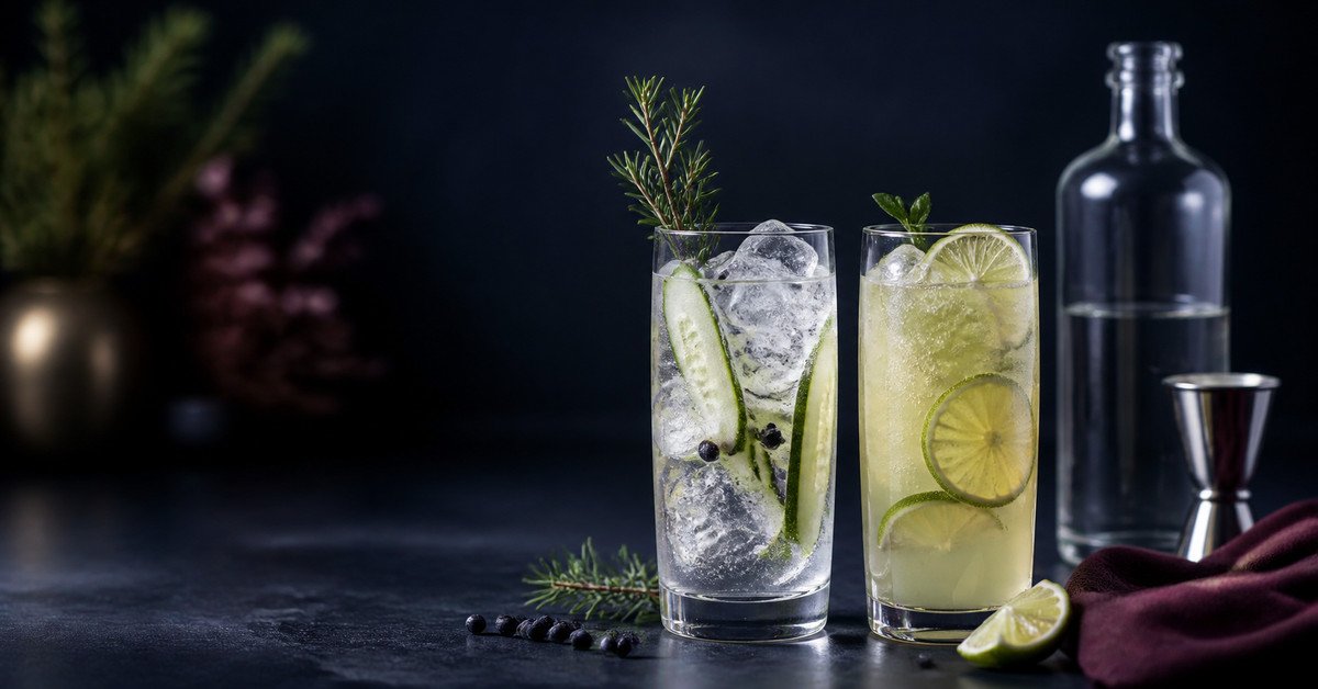 Dos ideas simples para preparar tragos con gin o vodka
